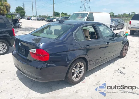 2008 BMW 328Xi из США, поврежденный, VIN WBAVC73558KX91152